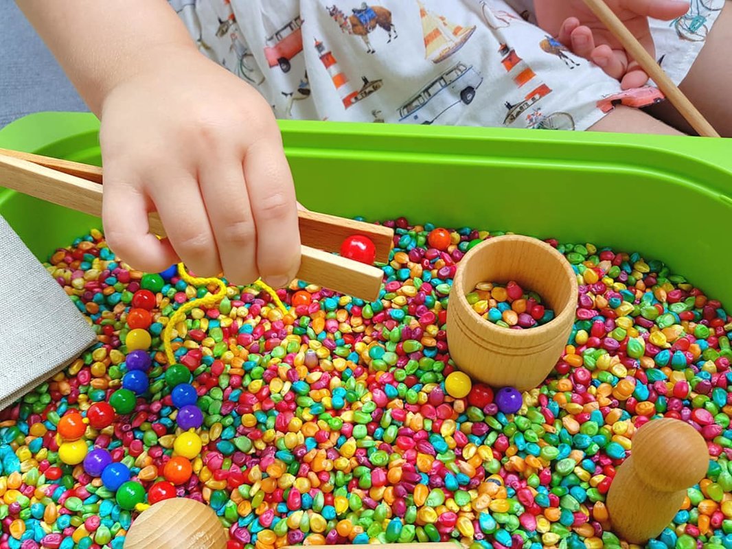 Montessori krāsaino sajūtu komplekts